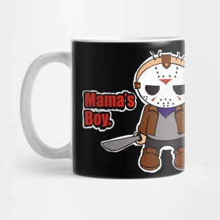 Mama’s Boy (with text) Mug